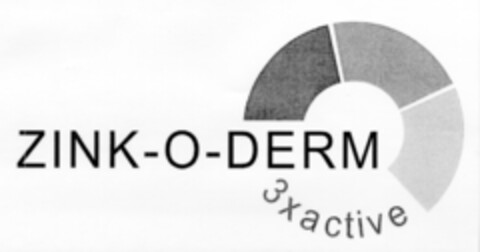 ZINK-O-DERM 3xactive Logo (DPMA, 03.07.2003)