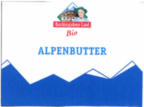 Berchtesgadener Land Bio ALPENBUTTER Logo (DPMA, 11/08/2004)