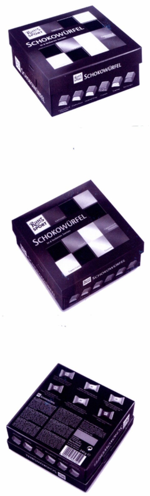 Ritter SPORT SCHOKOWÜRFEL Logo (DPMA, 17.02.2005)