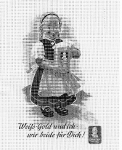 Weiß-Gold und ich - wir beide für Dich! Logo (DPMA, 05.08.2005)