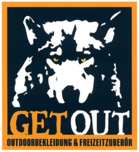 GET OUT OUTDOORBEKLEIDUNG & FREIZEITZUBEHÖR Logo (DPMA, 21.06.2006)