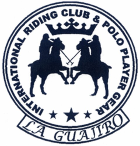INTERNATIONAL RIDING CLUB POLO PLAYER GEAR LA GUAJIRO Logo (DPMA, 22.09.2006)