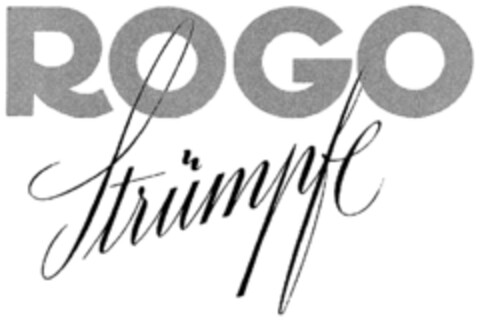 ROGO Strümpfe seit 1886 Logo (DPMA, 09.07.2007)