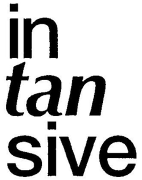 intansive Logo (DPMA, 14.03.1996)