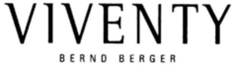 VIVENTY BERND BERGER Logo (DPMA, 04/29/1998)