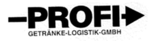 PROFI GETRÄNKE-LOGISTIK-GMBH Logo (DPMA, 23.12.1998)