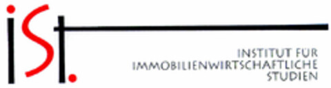 iSt. INSTITUT FÜR IMMOBILIENWIRTSCHAFTLICHE STUDIEN Logo (DPMA, 12.05.1999)