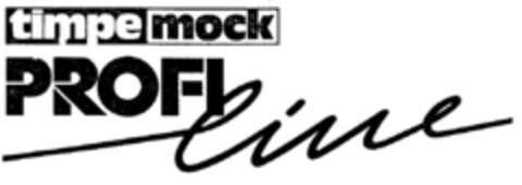 timpemock PROFI line Logo (DPMA, 20.08.1999)