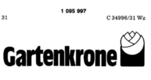 Gartenkrone Logo (DPMA, 11.03.1986)