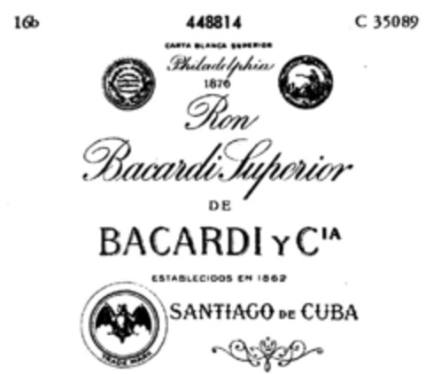 Ron Bacardi Superior Logo (DPMA, 22.12.1931)