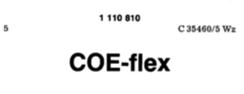 COE-flex Logo (DPMA, 18.08.1986)