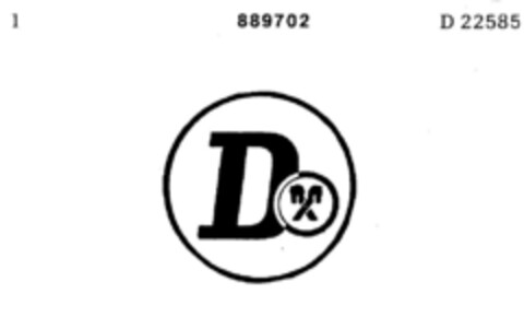 D Logo (DPMA, 09/23/1968)