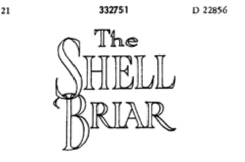 THE SHELL BRIAR Logo (DPMA, 27.02.1925)