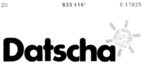 Datscha Logo (DPMA, 20.02.1975)