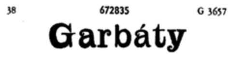 Garbaty Logo (DPMA, 17.07.1953)