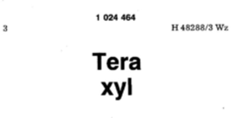 Tera xyl Logo (DPMA, 12/13/1980)