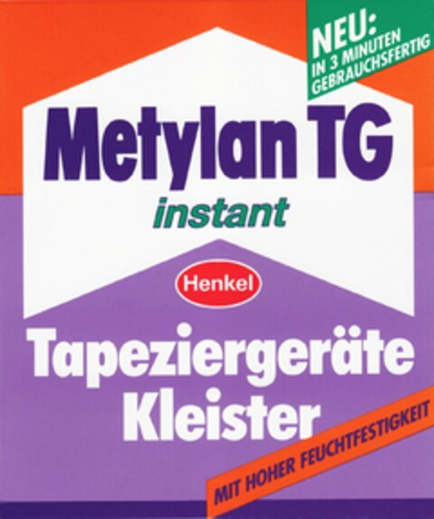 Metylan TG instant Tapeziergeräte Kleister Logo (DPMA, 11/26/1990)