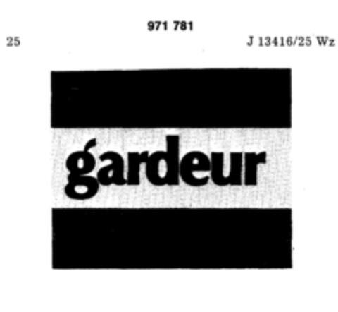 gardeur Logo (DPMA, 18.06.1977)
