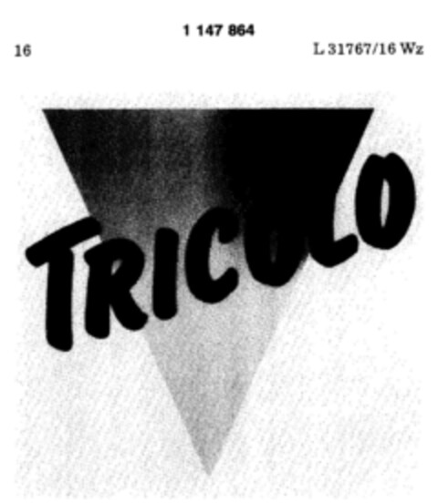 TRICOLO Logo (DPMA, 13.12.1988)