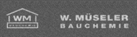 W.MÜSELER BAUCHEMIE Logo (DPMA, 08.10.1992)