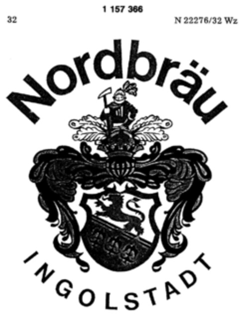 Nordbräu INGOLSTADT Logo (DPMA, 03/16/1989)