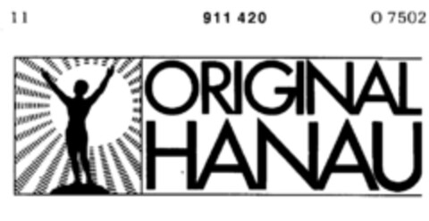 ORIGINAL HANAU Logo (DPMA, 05/09/1972)