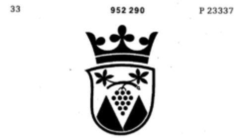952290 Logo (DPMA, 07.11.1975)