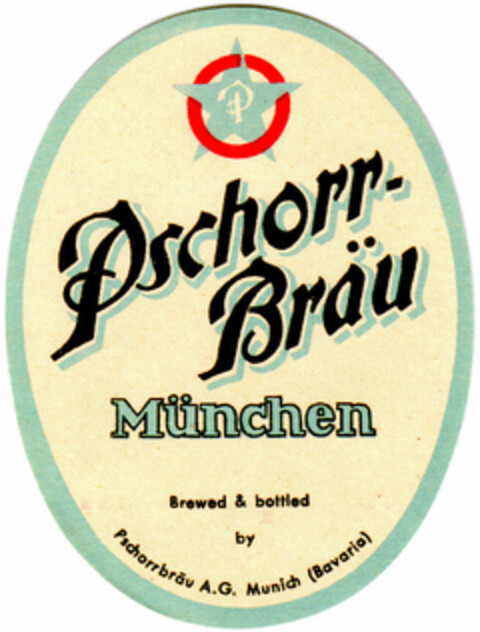 Pschorr-Bräu München Logo (DPMA, 15.05.1933)