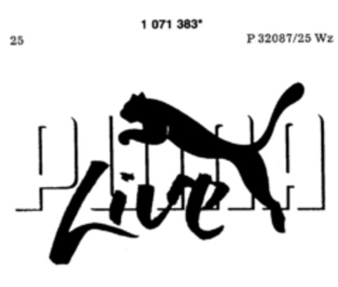 PUMA Live Logo (DPMA, 20.11.1984)