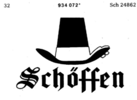 Schöffen Logo (DPMA, 09.09.1974)