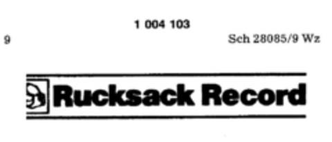 Rucksack Record Logo (DPMA, 10.08.1979)