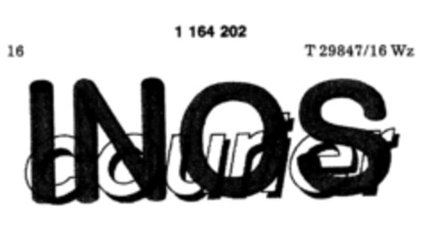inos courier Logo (DPMA, 12/09/1989)