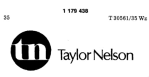 tn Taylor Nelson Logo (DPMA, 14.06.1990)