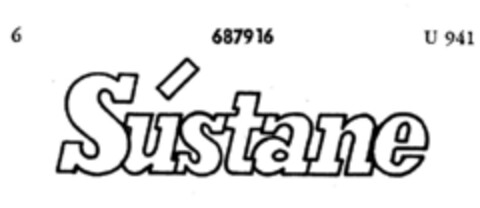 Sústane Logo (DPMA, 06/08/1955)