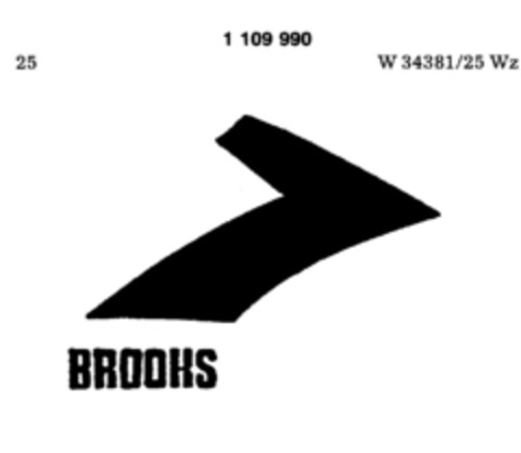 BROOKS Logo (DPMA, 08.08.1984)