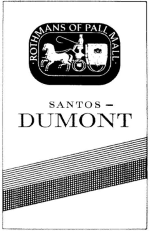 ROTHMANS OF PALL MALL SANTOS - DUMONT Logo (DPMA, 24.04.1970)