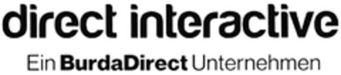 direct interactive Ein BurdaDirect Unternehmen Logo (DPMA, 07/29/2014)