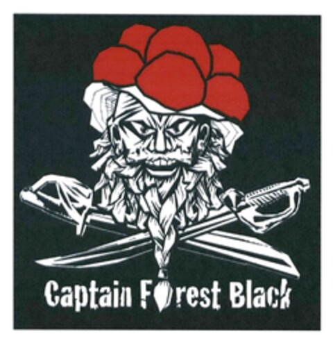 Captain Forest Black Logo (DPMA, 07/28/2018)