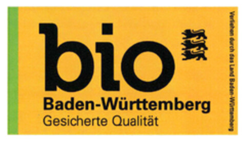 bio Baden-Württemberg Gesicherte Qualität Logo (DPMA, 12/07/2018)