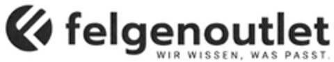 felgenoutlet WIR WISSEN, WAS PASST. Logo (DPMA, 10.08.2021)