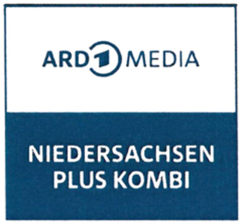 ARD 1 MEDIA NIEDERSACHSEN PLUS KOMBI Logo (DPMA, 04.08.2021)