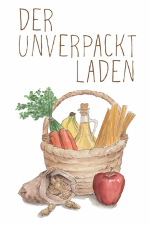 DER UNVERPACKT LADEN Logo (DPMA, 01.04.2021)