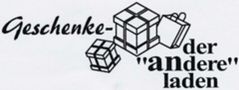 Geschenke- der "andere" laden Logo (DPMA, 05/10/2002)