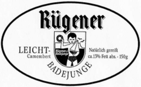 Rügener BADEJUNGE LEICHT-Camembert Logo (DPMA, 13.05.2002)