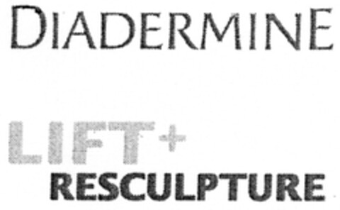 Diadermine Lift+ Resculpture Logo (DPMA, 05/24/2006)