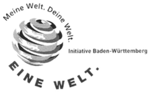 Meine Welt. Deine Welt. EINE WELT. Initiative Baden-Württemberg Logo (DPMA, 27.07.2006)