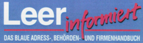 Leer informiert Logo (DPMA, 09.06.1995)