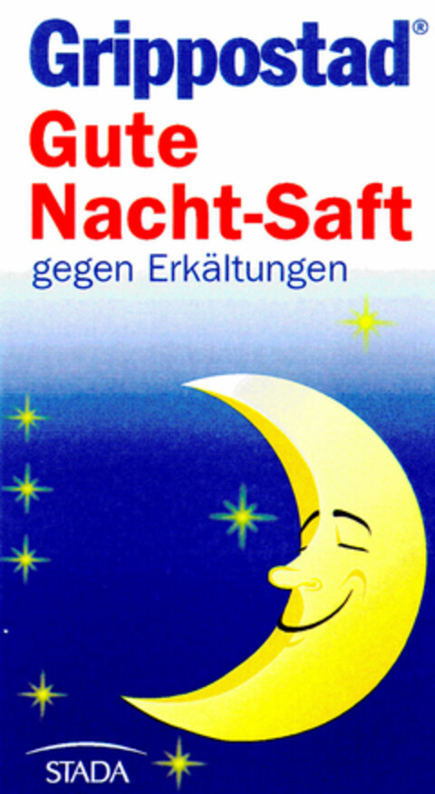 Grippostad Gute Nacht-Saft gegen Erkältungen Logo (DPMA, 05/23/1997)