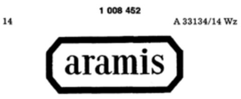 aramis Logo (DPMA, 10.03.1980)