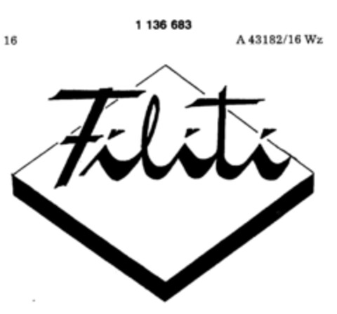 Filiti Logo (DPMA, 25.07.1987)